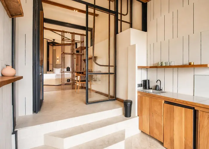 アパート Luxurious 1-Br Loft Art Deco Flair Shared Pool チャングー