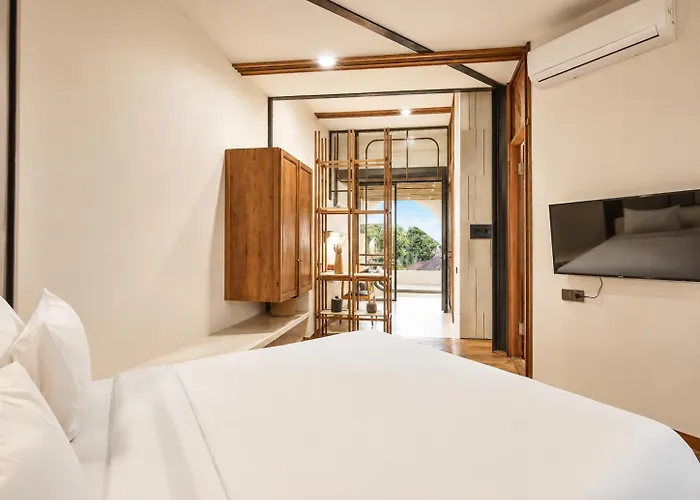 شقة Elegant 1Br Loft With Art Deco Flair, Shared Pool *