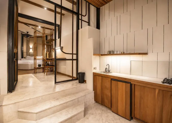 アパート Luxurious 1-Br Loft Art Deco Flair Shared Pool チャングー